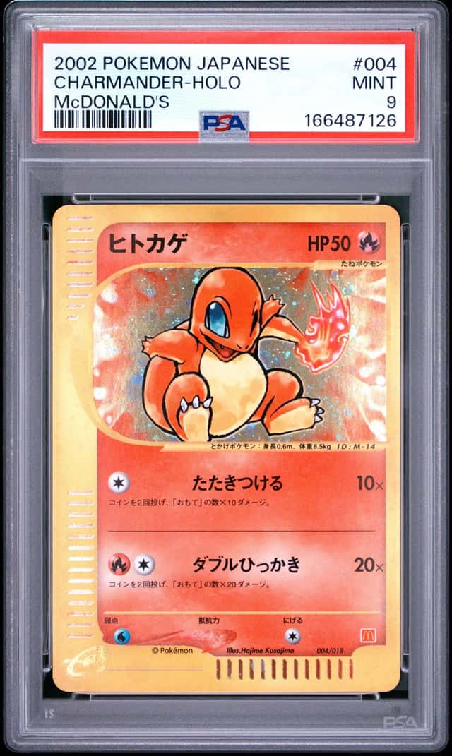 Pokémon Charmander 004 McDonald's e Minimum Pack PSA...