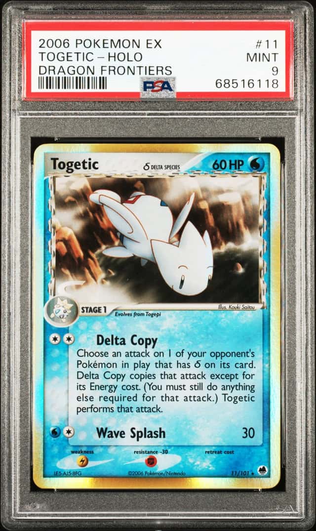 2006 Pokemon Dragon Frontiers EX Togetic Holo Rare PSA 9