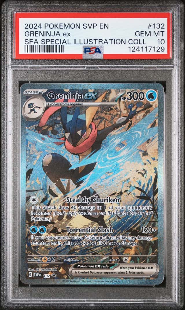 2024 POKEMON GRENINJA ex SFA SPECIAL ILLUSTRATION COLL SVP BSP #132 PSA 10