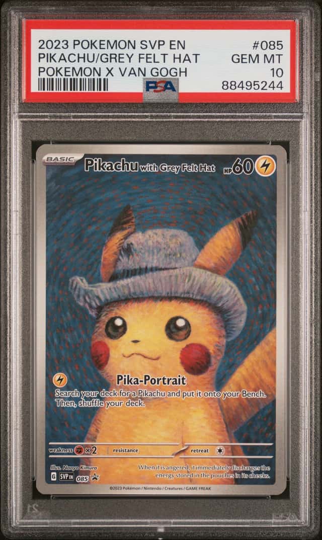 Pikachu/Grey Felt Hat