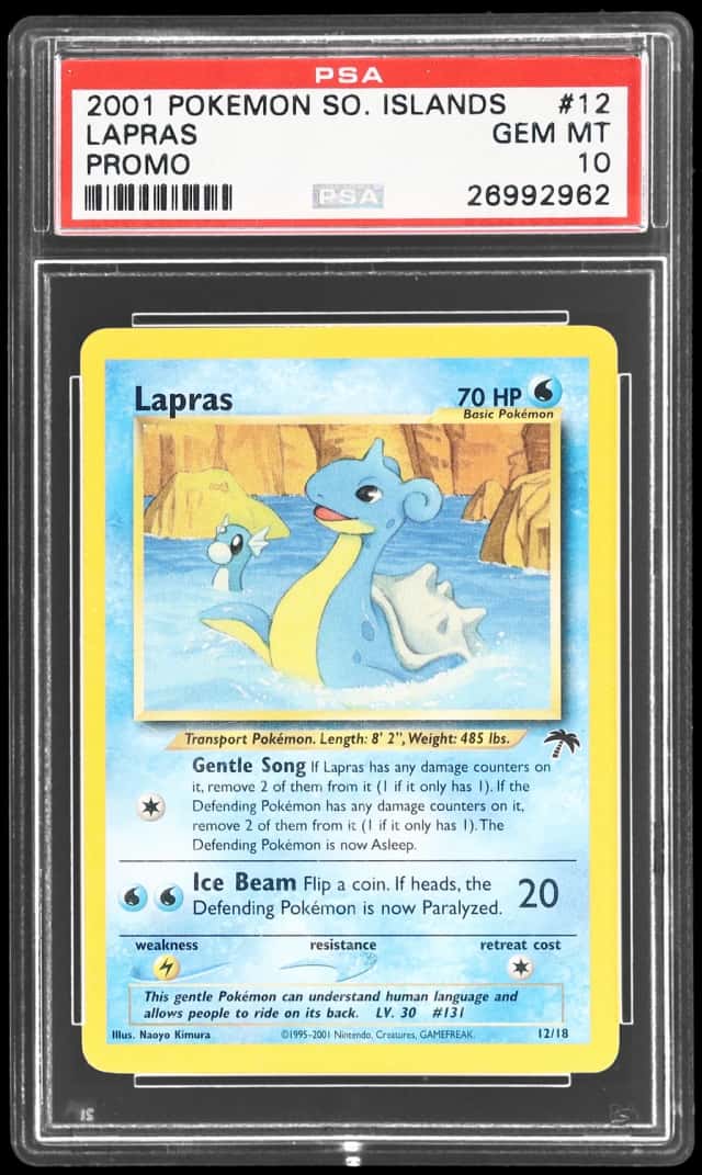 2001 Pokemon Southern Islands Promo Lapras #12