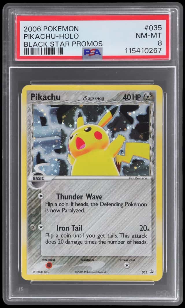 2006 Pokemon Black Star Promos Holo Pikachu #35