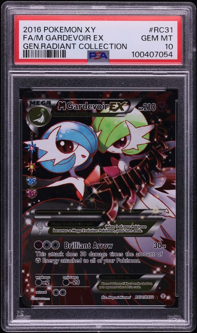 2016 Pokemon XY Generations Radiant Collection Full Art M Gardevoir EX #RC31 PSA 10 GEM MINT