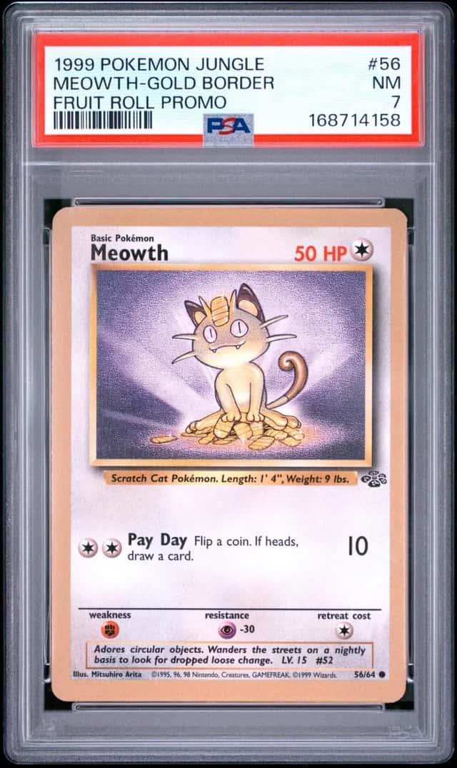 Meowth-Gold Border