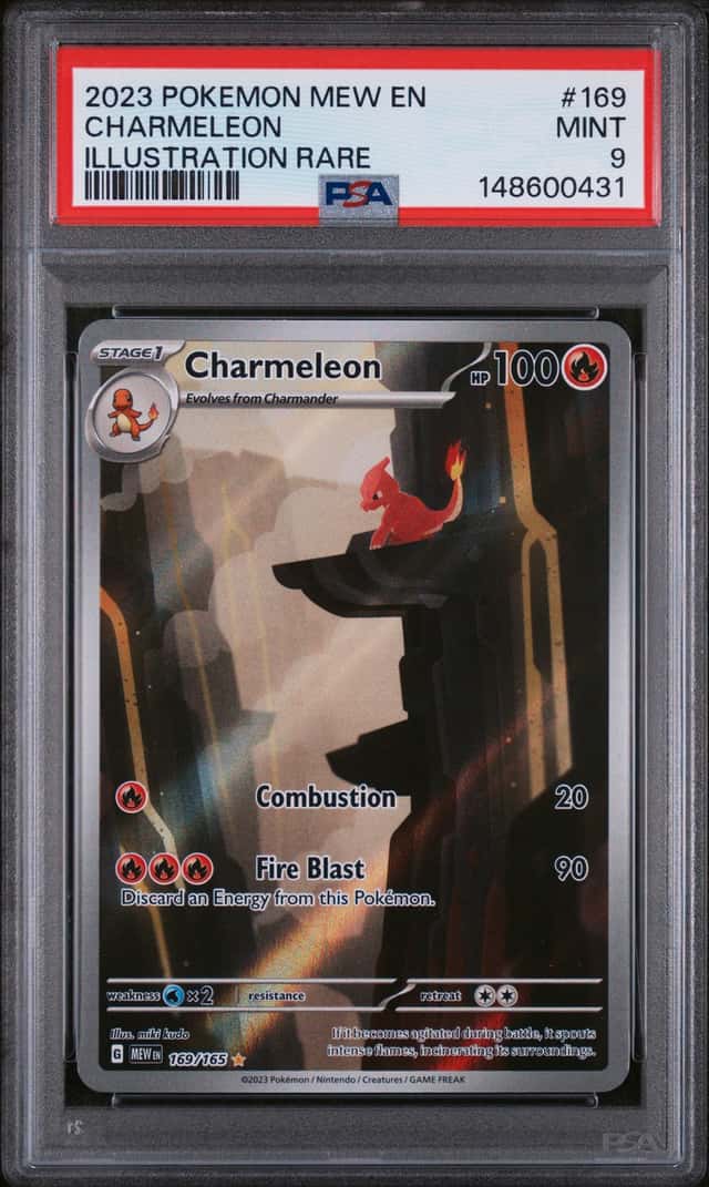2023 Pokemon SV: Scarlet & Violet 151 Charmeleon PSA 9 #169/165 Illustration