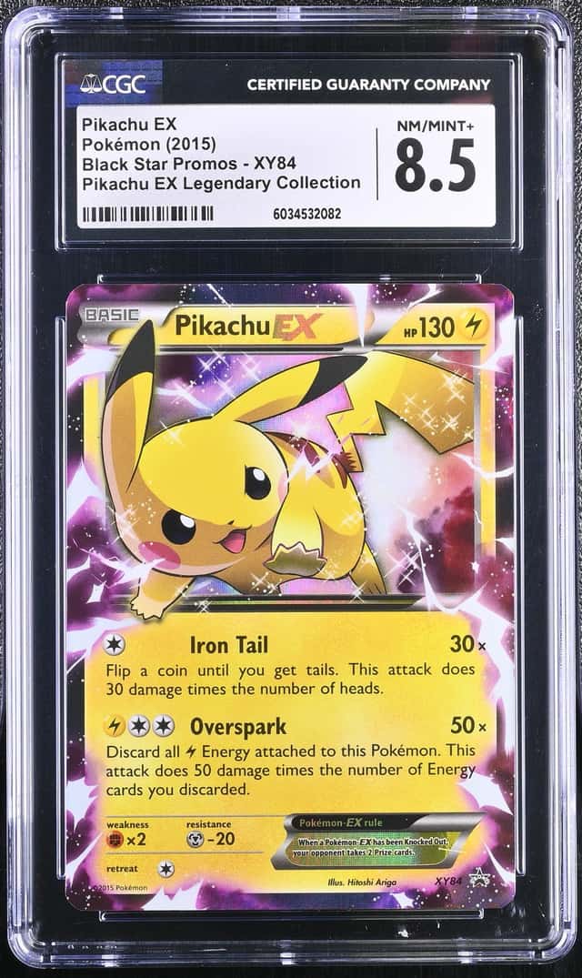 2082 Pikachu EX 2015 Pokemon XY Legendary Promo #XY84 CGC 8.5