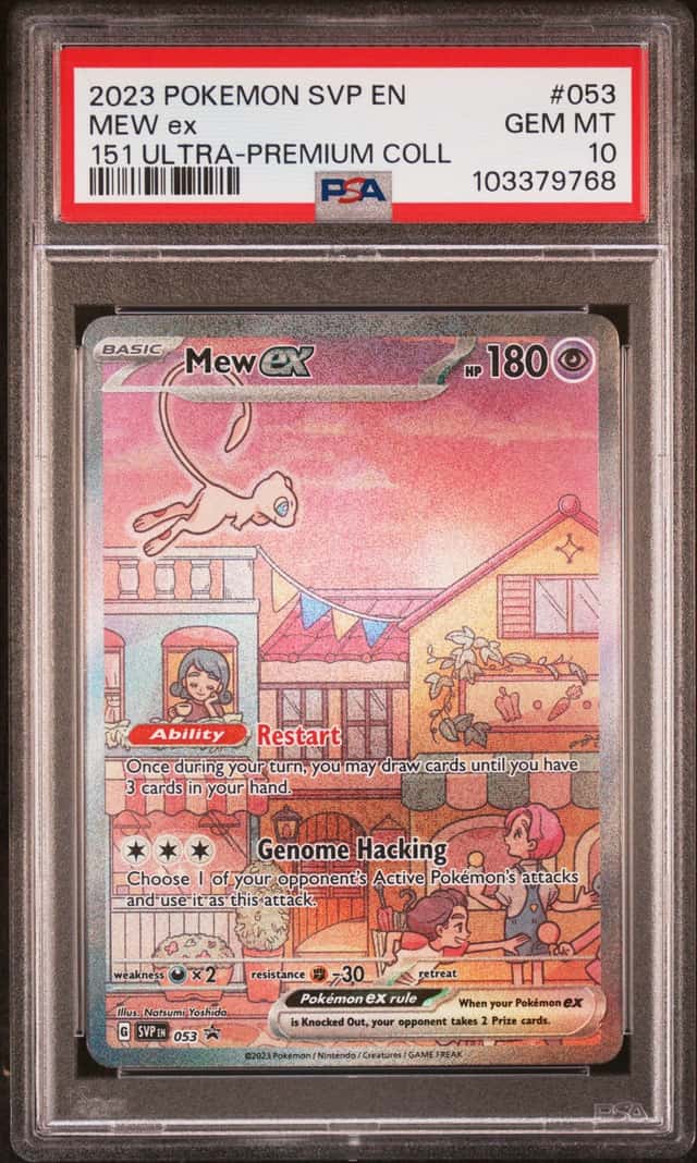 2023 POKEMON SVP EN BLACK STAR 151 ULTRA PREMIUM COLLECTION #053 MEW ex PSA 10