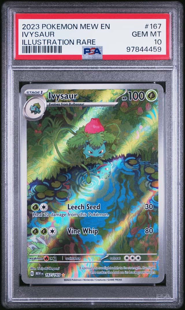 Pokemon Ivysaur 151 167/165 Illustration Rare PSA 10 Gem Mint