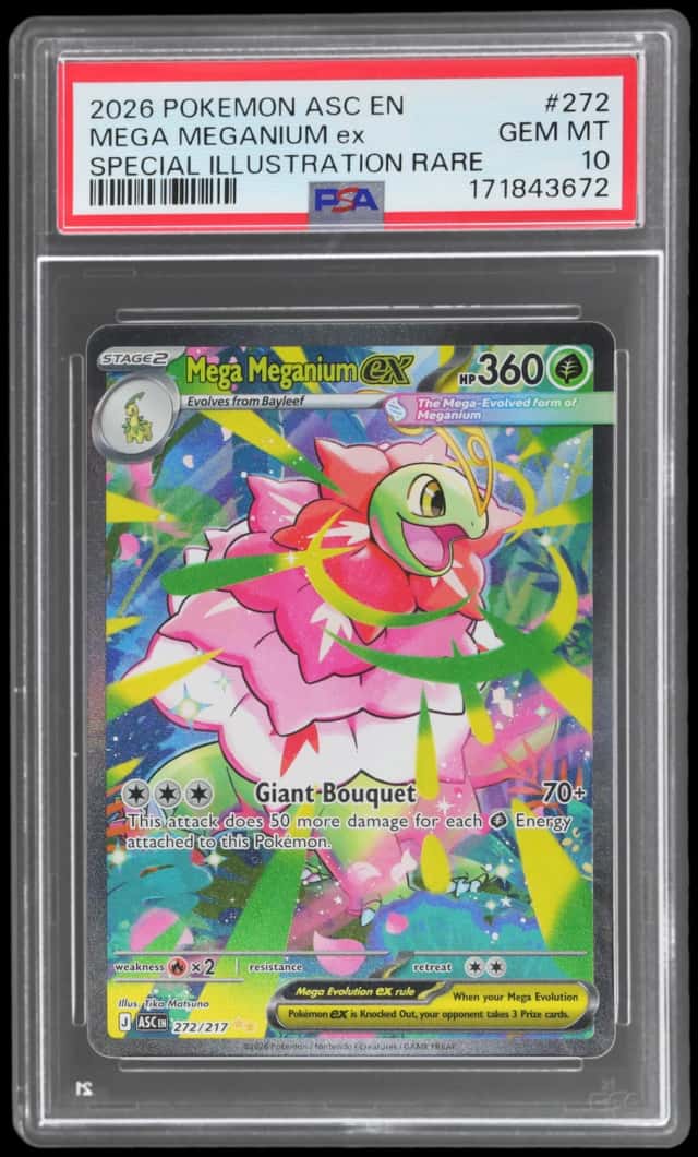 2026 Pokemon Mega Ascended Heroes Special Illustration Rare Mega Meganium Ex #272
