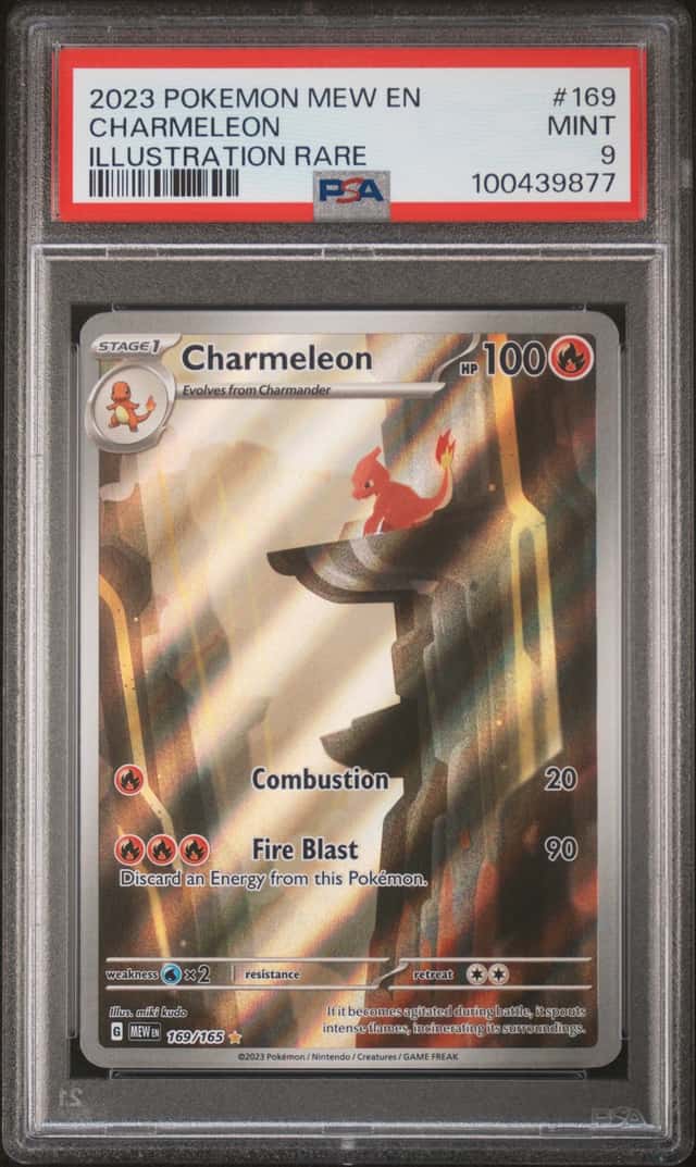 2023 Pokemon Scarlet and Violet 151 Illustration Rare Charmeleon #169