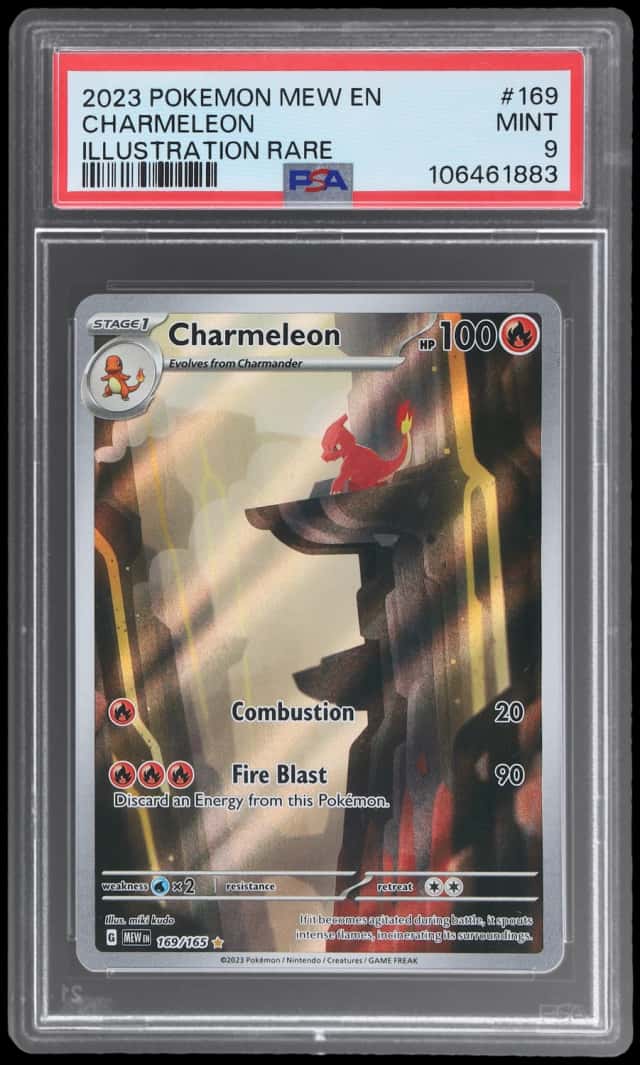 2023 Pokemon Scarlet and Violet 151 Illustration Rare Charmeleon #169