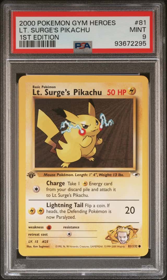 Lt. Surge's Pikachu