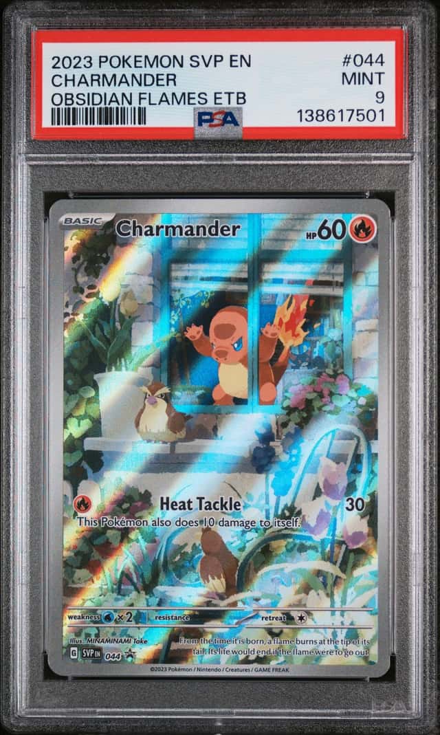 Charmander 044 2023 SVP English Holo Promo Pokemon TCG Card PSA 9 Graded