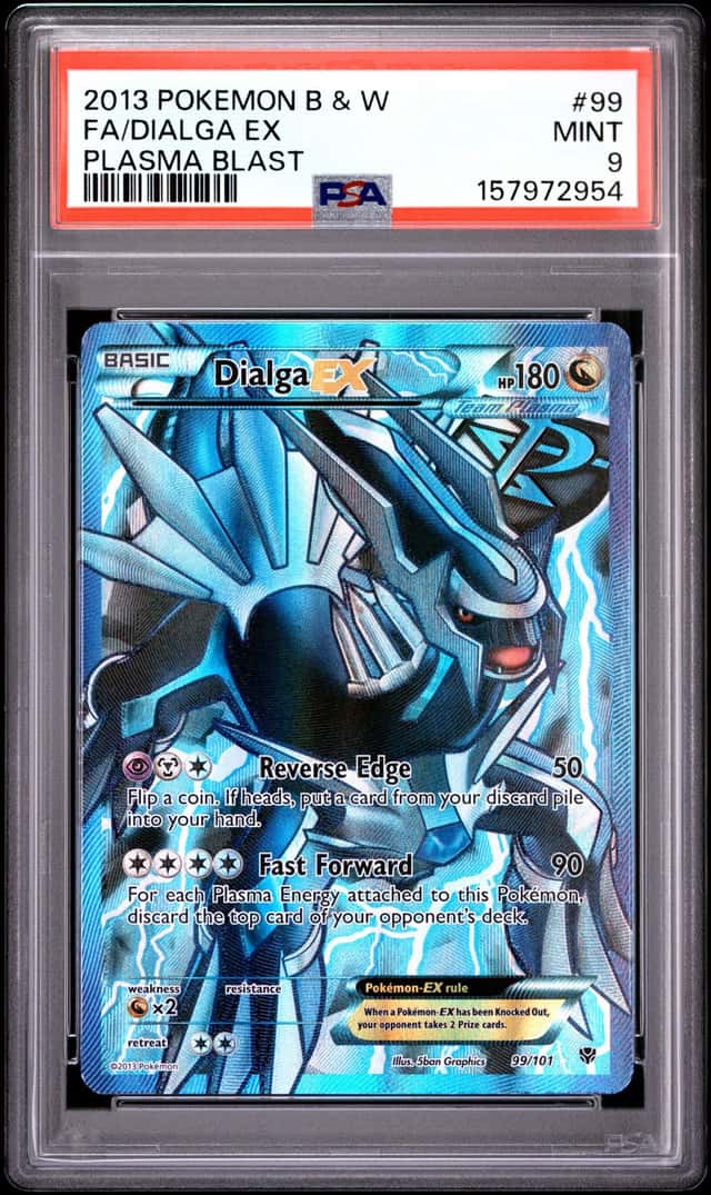 2013 Pokemon Black and White Plasma Blast Dialga Ex #99