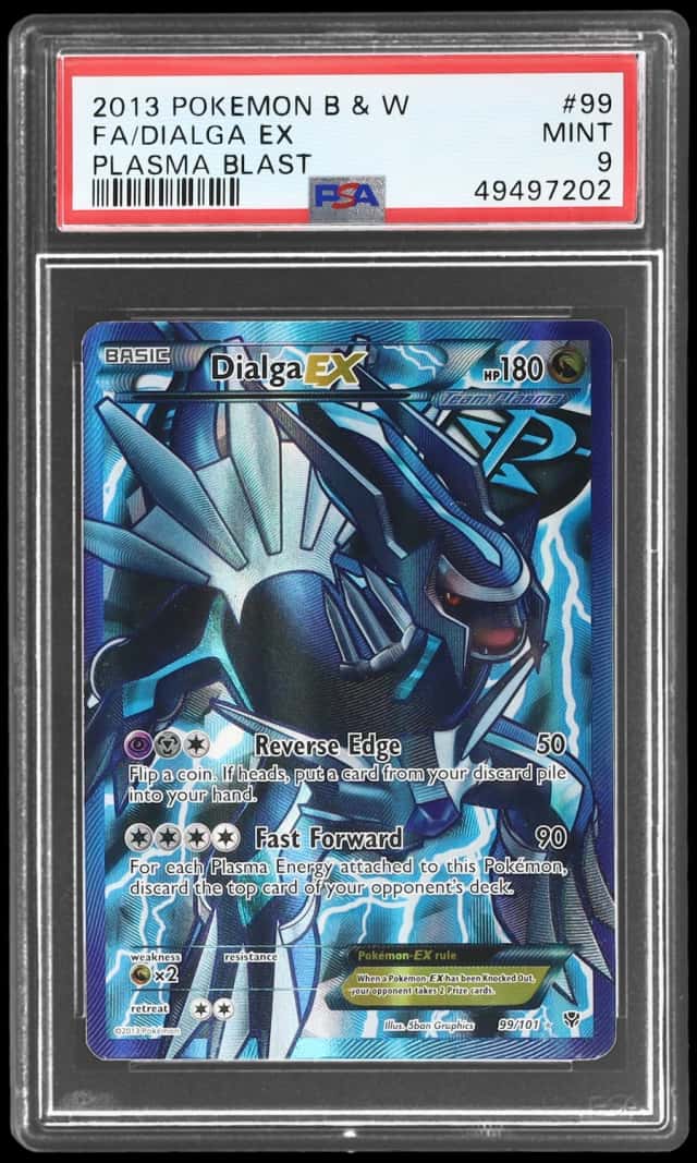 2013 Pokemon Black and White Plasma Blast Dialga Ex #99