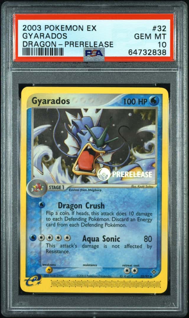 2003 Pokemon Ex Dragon Prerelease Gyarados #32