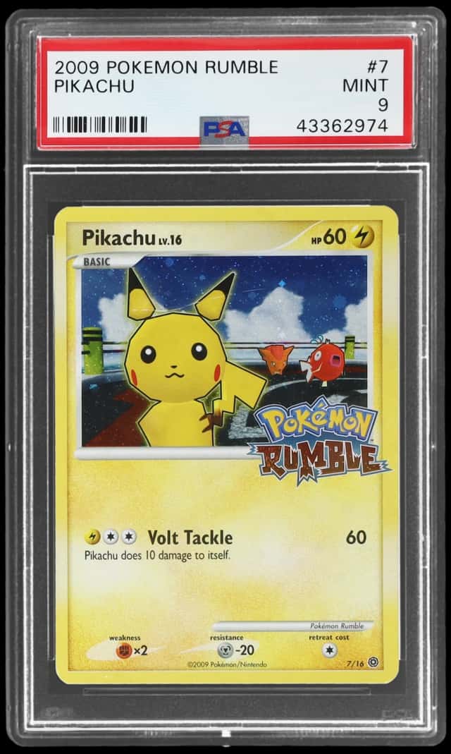 2009 Pokemon Rumble Promo Pikachu #7