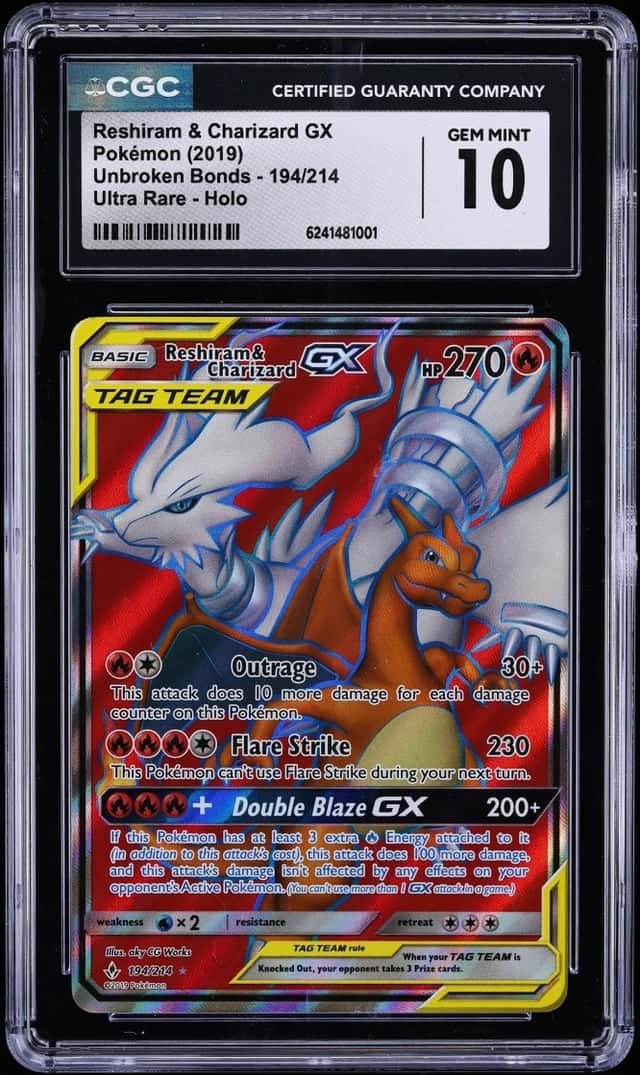 Reshiram & Charizard GX