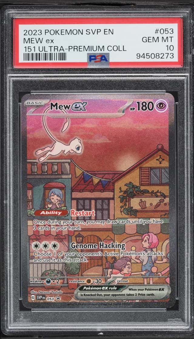 2023 Pokemon Scarlet & Violet Promo 151 Ultra Premium Collection Mew Ex #53 PSA 10 GEM MINT