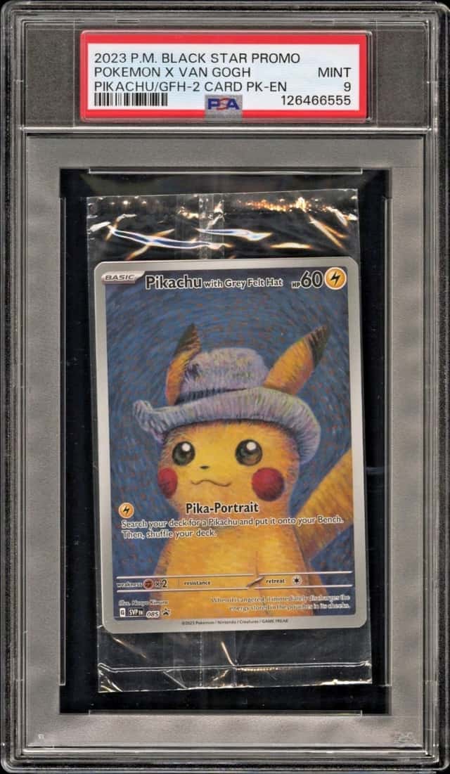 2023 POKEMON POKEMON X VAN GOGH PIKACHU/GFH-2 CARD PK-EN BSP PACK PSA 9
