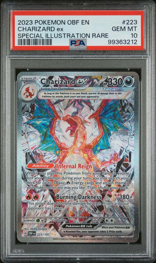 2023 Pokemon SV Charizard ex Special Illustration Rare #223/197 PSA 10