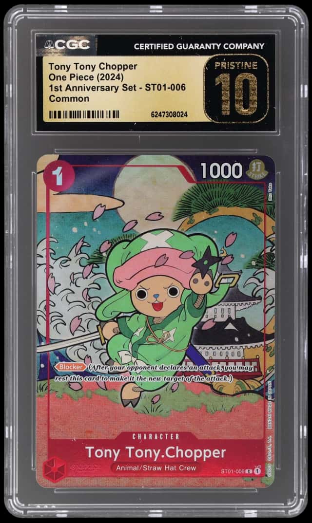 2024 One Piece Promo 1st Anniversary Set Tony Tony Chopper #ST01006