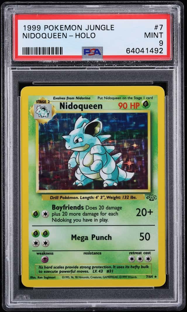 1999 Pokemon Jungle Holo Nidoqueen #7 PSA 9 MINT