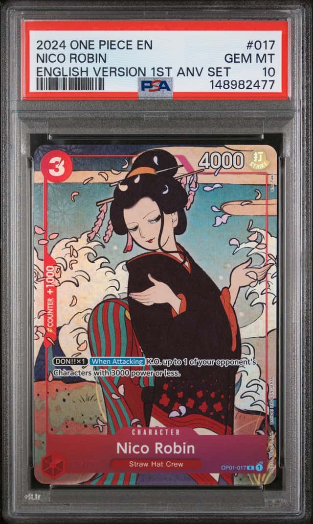 2024 One Piece Promo 1st Anniversary Set Nico Robin #OP01-017