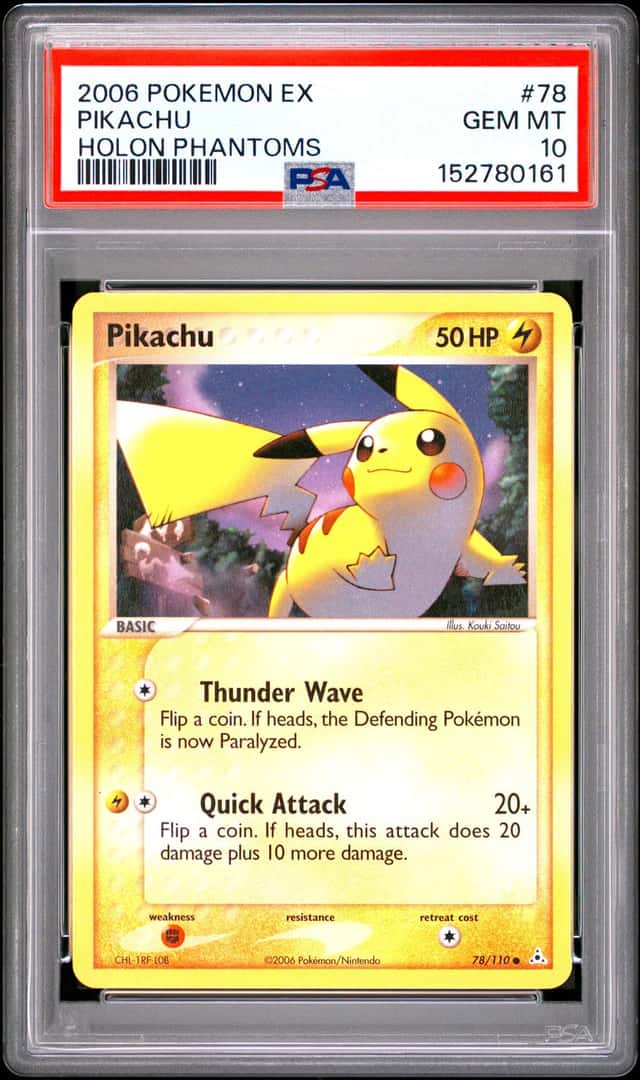 2006 Pokemon Ex Holon Phantoms Pikachu #78