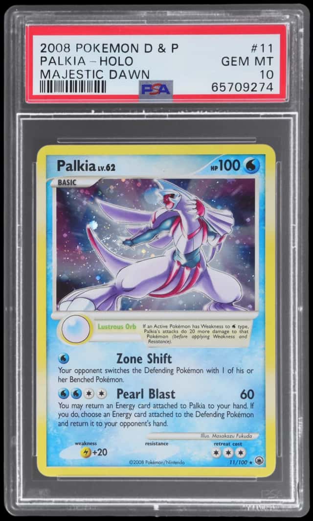 2008 Pokemon Diamond and Pearl Majestic Dawn Holo Palkia #11