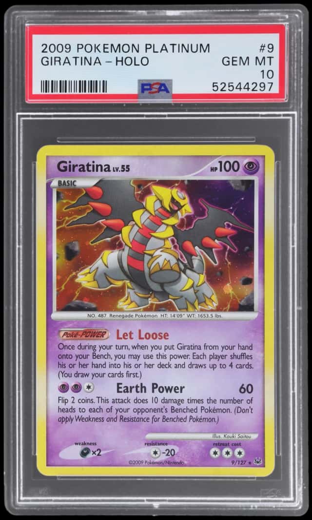 2009 Pokemon Platinum Holo Giratina #9
