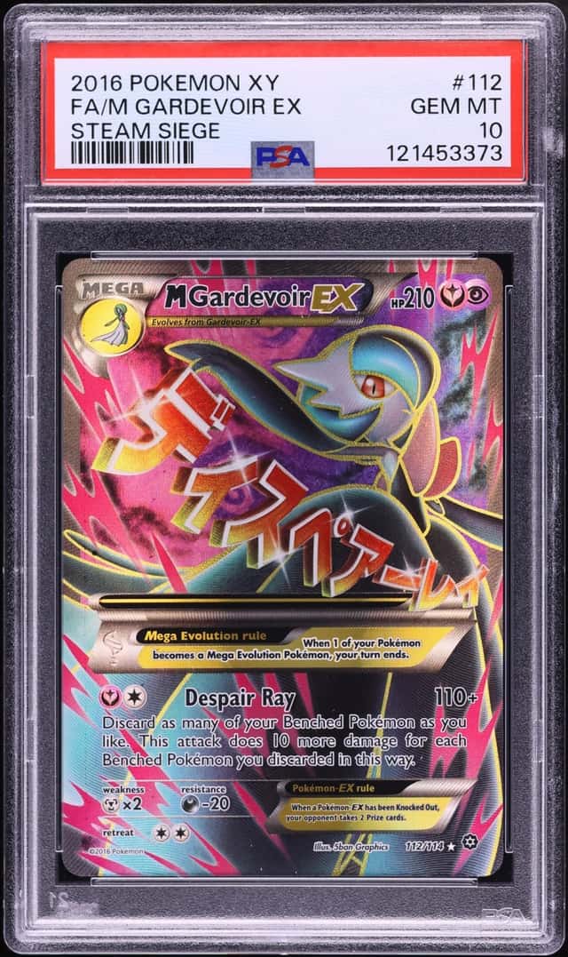 2016 Pokemon XY Steam Siege Full Art M Gardevoir EX #112 PSA 10 GEM MINT