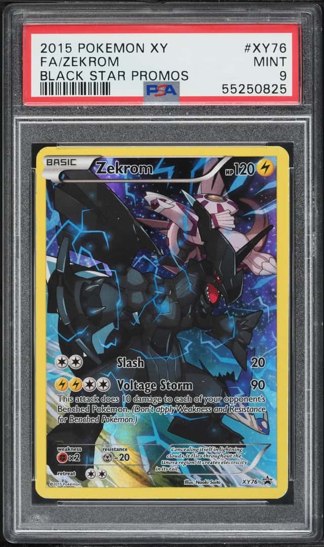2015 Pokemon XY Black Star Promo Full Art Zekrom #XY76 PSA 9 MINT