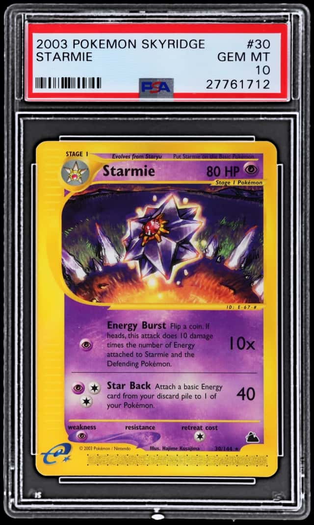 2003 Pokemon Skyridge Starmie #30