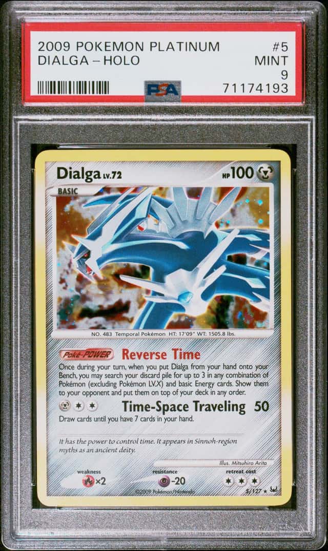 2009 Pokemon Platinum Holo Dialga #5