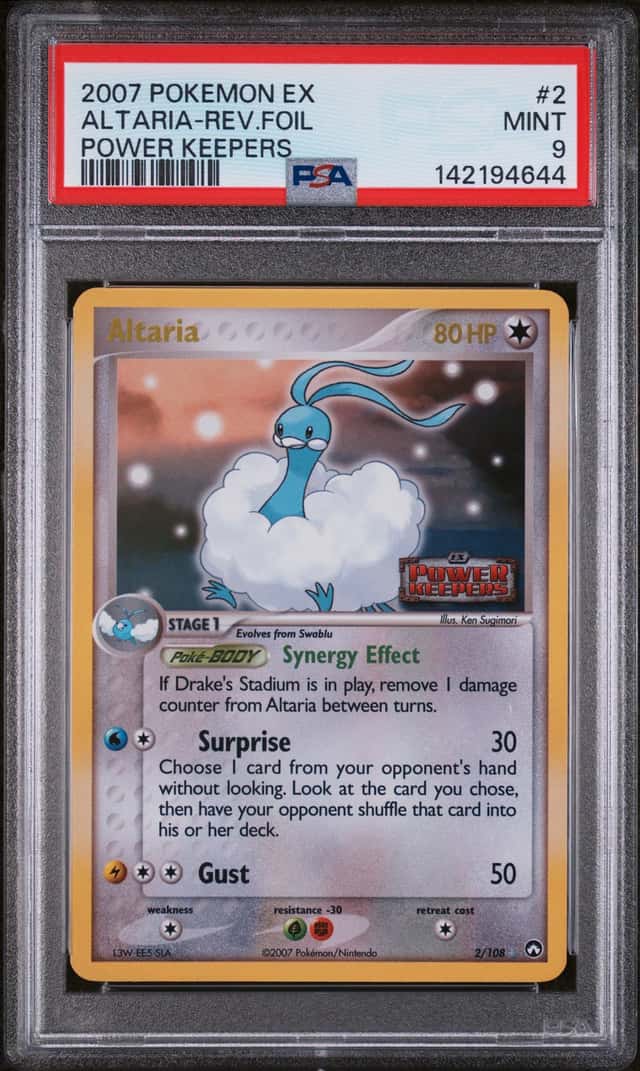 2007 Pokemon Ex Power Keepers Reverse Holo Altaria #2