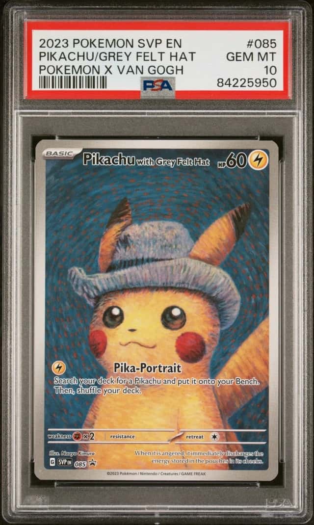 Pikachu/Grey Felt Hat