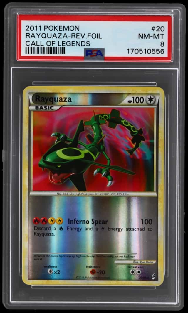 2011 Pokemon Call of Legends Reverse Holo Rayquaza #20