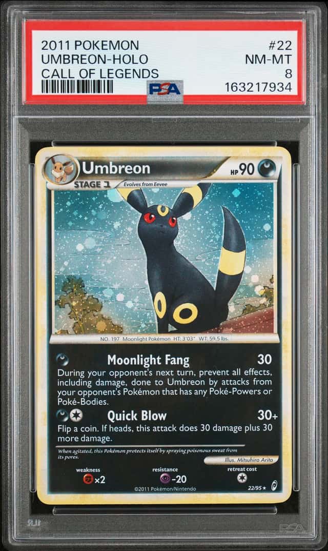 2011 Pokemon Call of Legends Holo Umbreon #22