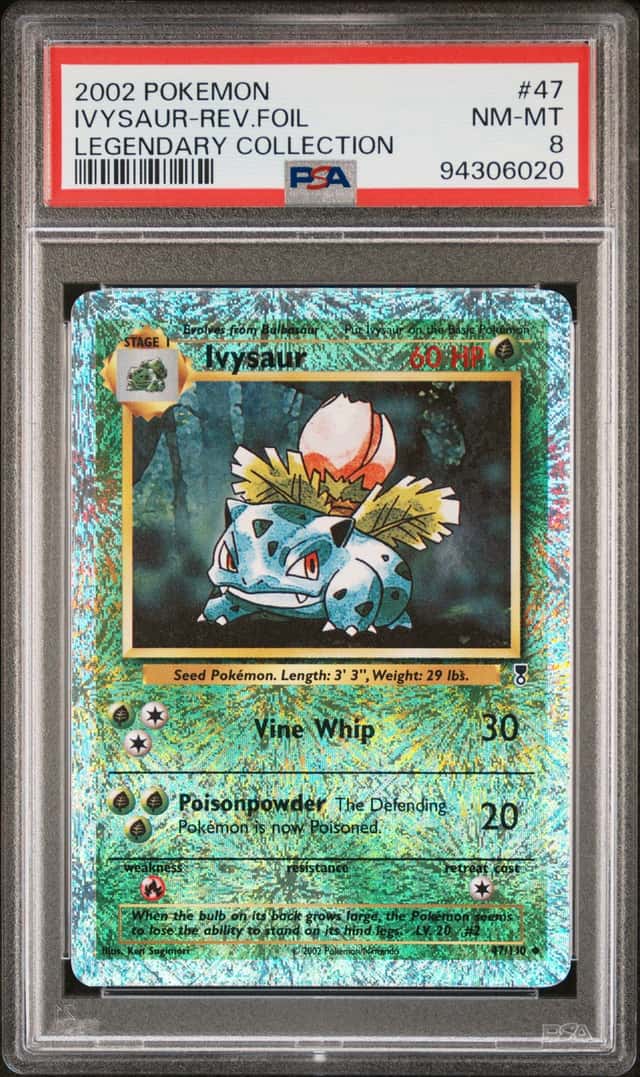 2002 Pokemon Legendary Collection Reverse Foil Ivysaur #47
