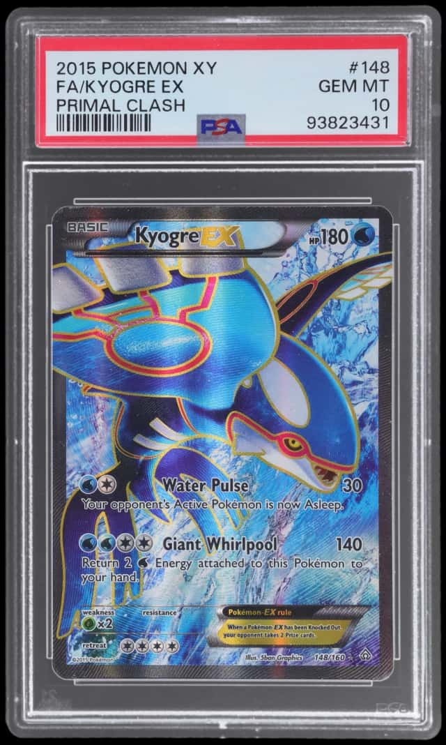 2015 Pokemon XY Primal Clash Kyogre Ex #148