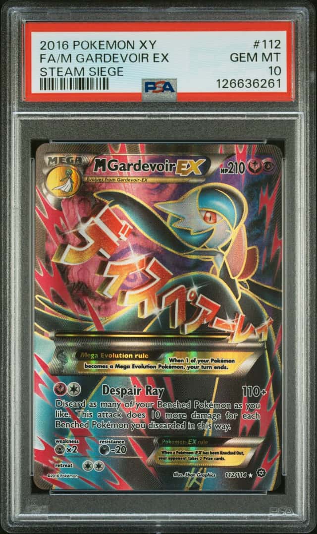 2016 Pokemon XY Steam Siege Mega Gardevoir EX #112/114 PSA 10 GEM MINT