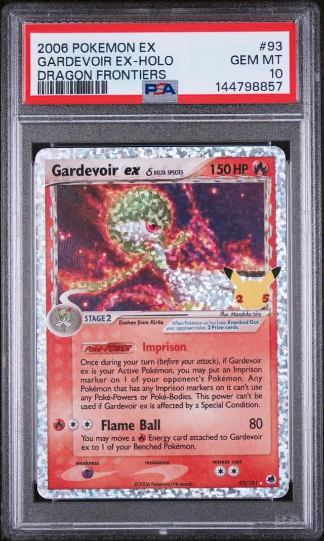 2021 POKEMON CELEBRATIONS CLASSIC COLLECTION #93/101 GARDEVOIR EX RARE PSA 10
