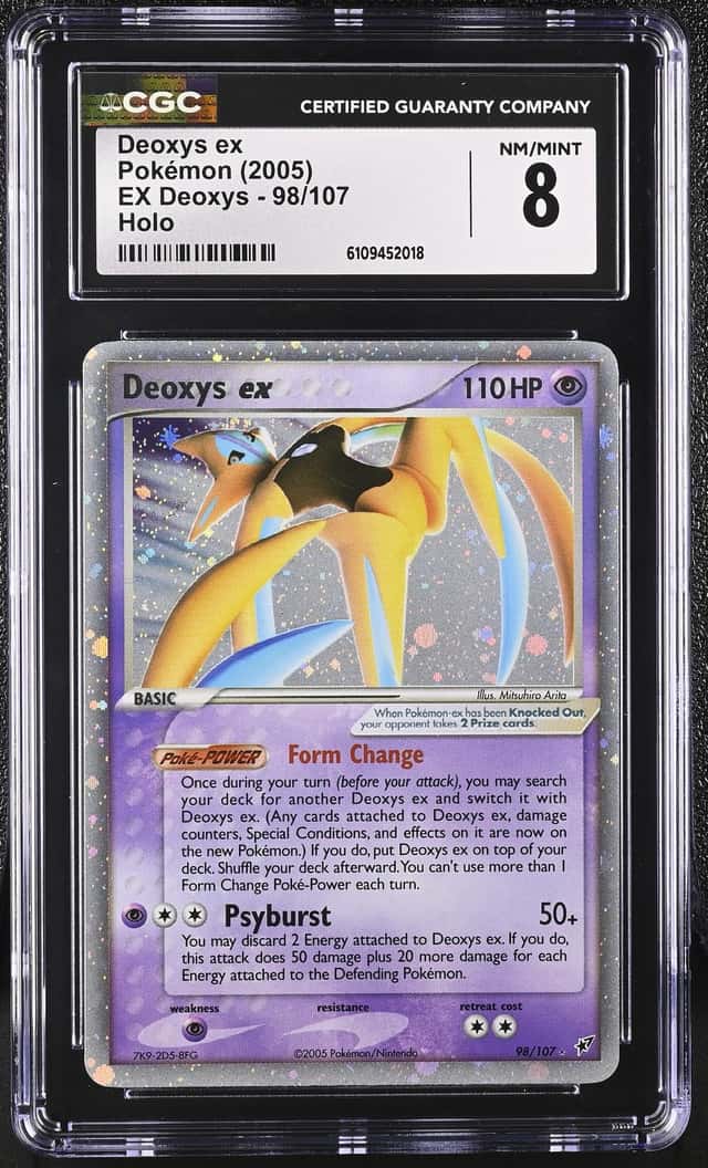 Pokémon Deoxys ex 98 EX Deoxys CGC Trading Card Game...