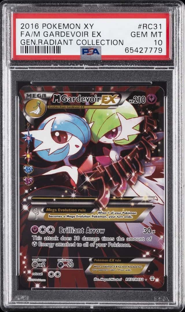 2016 POKEMON XY GENERATIONS RADIANT COLLECTION FULL ART/M GARDEVOIR EX PSA 10