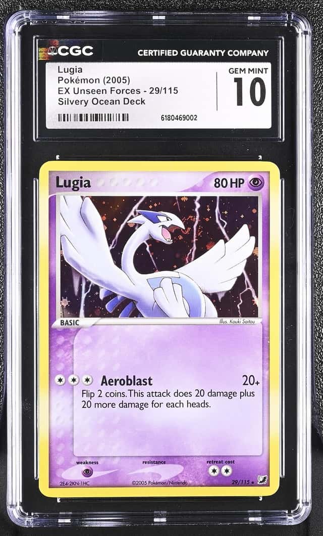 2005 Pokemon EX Unseen Forces Lugia #29/115 CGC 10 GEM MINT