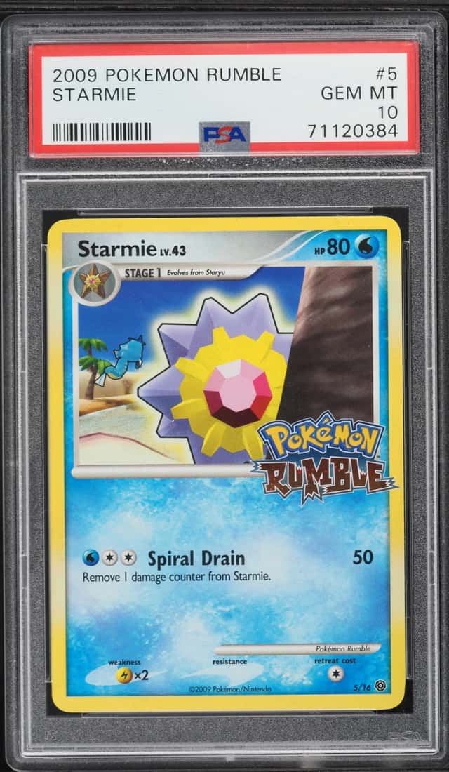 2009 Pokemon Platinum Rumble Starmie #5 PSA 10 GEM MINT