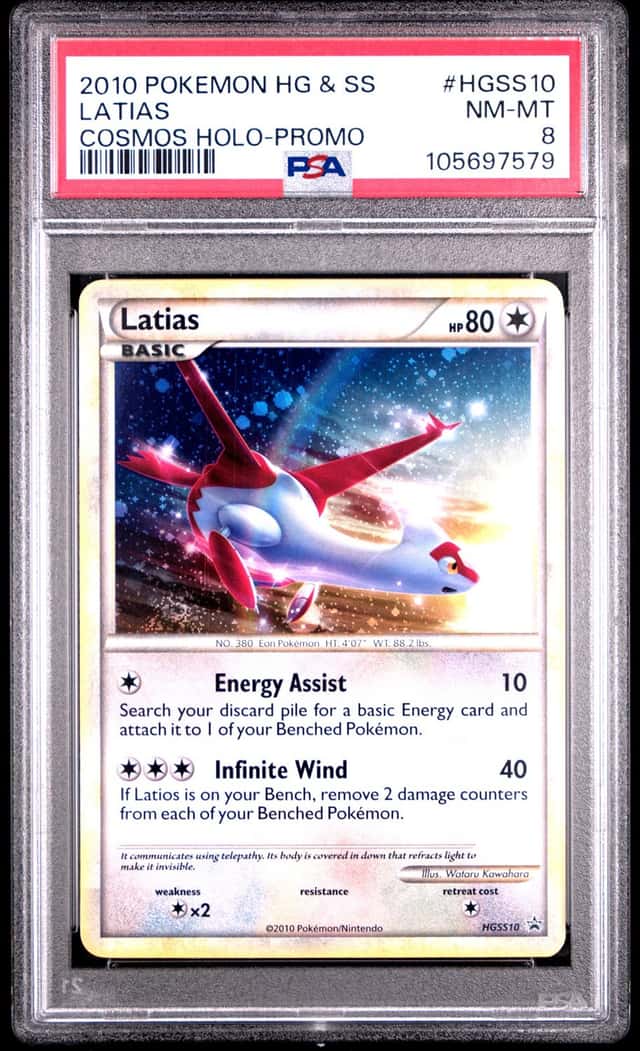 2010 Pokemon Heartgold and Soulsilver Promo Cosmos Latias #HGSS10