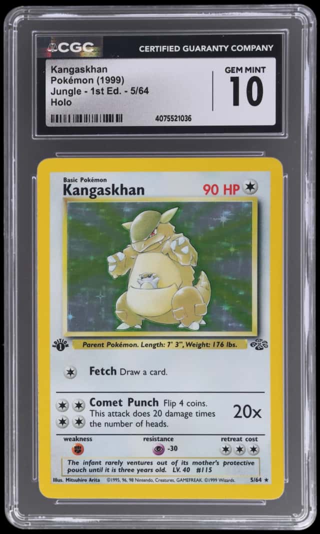 1999 Pokemon Jungle 1st Edition Holo Kangaskhan #5