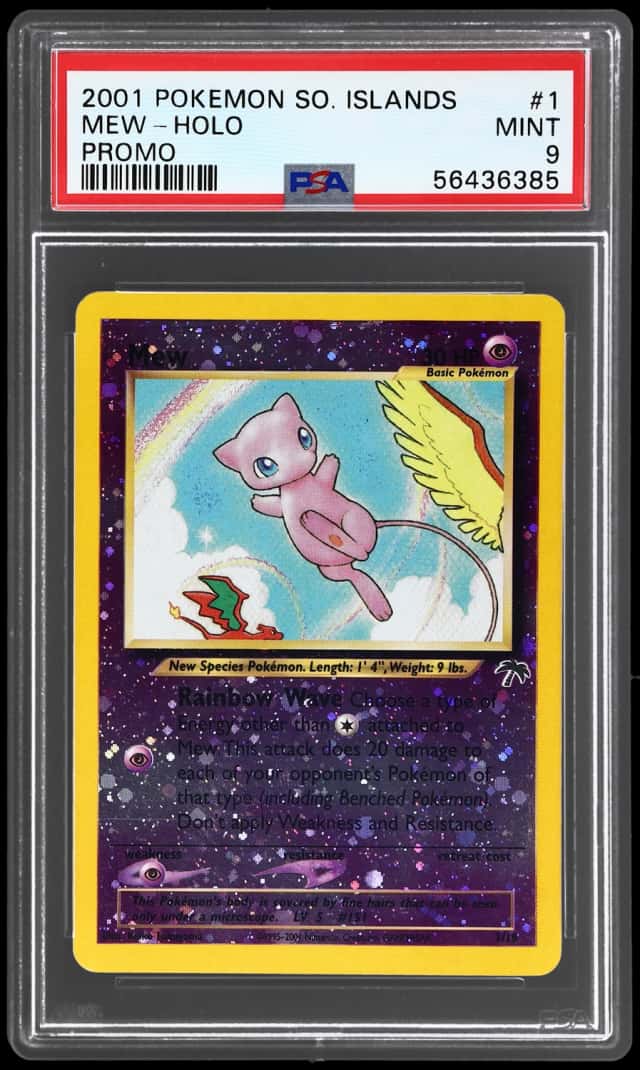 2001 Pokemon Southern Islands Promo Holo Mew #1